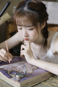 汤芳人体艺术照